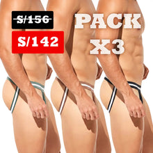Cargar imagen en el visor de la galería, SOUL JOCKSTRAP PAQUETE X3UNIDADES