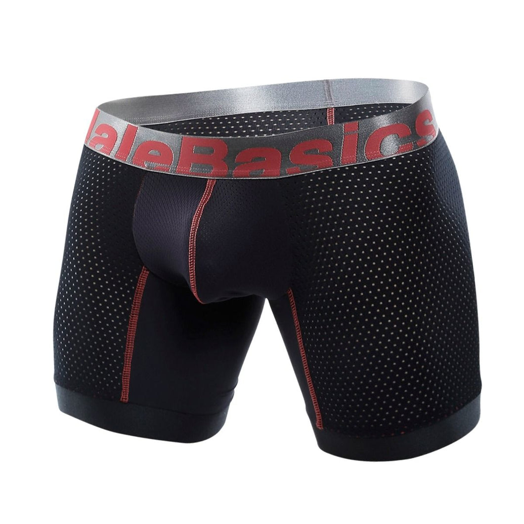 Boxer Malebasics Medio - Ajustado - Titanio Negro - Deportivo